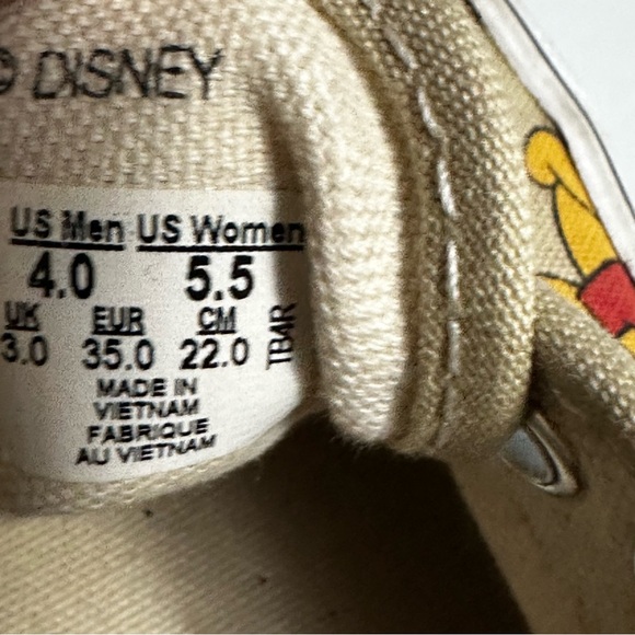 Vans Disney Winnie the pooh sneakers size 5 - Picture 8 of 9